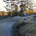 Här viker jag av mot Rumma